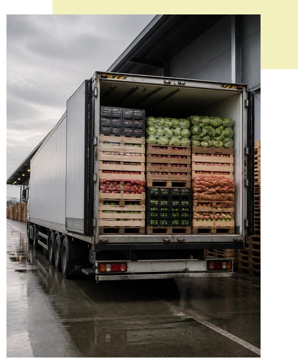 Перевозка плодоовощной продукции в Кинешму по цене от 5054 р. | Агросервис-Кнш